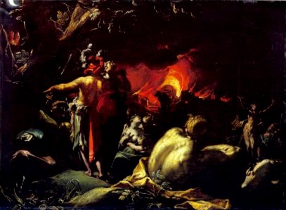 Abraham Bloemaert - Brand van Troje - 1793 - Städel Museum