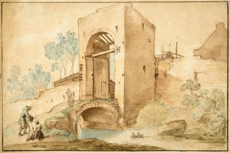 Abraham Bloemaert - The Gateway to a Town - Google Art Project