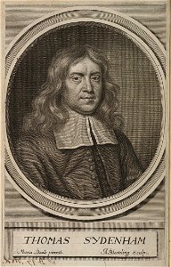 Abraham Blooteling after Mary Beale - portrait of Thomas Sydenham 8-B-47-Med