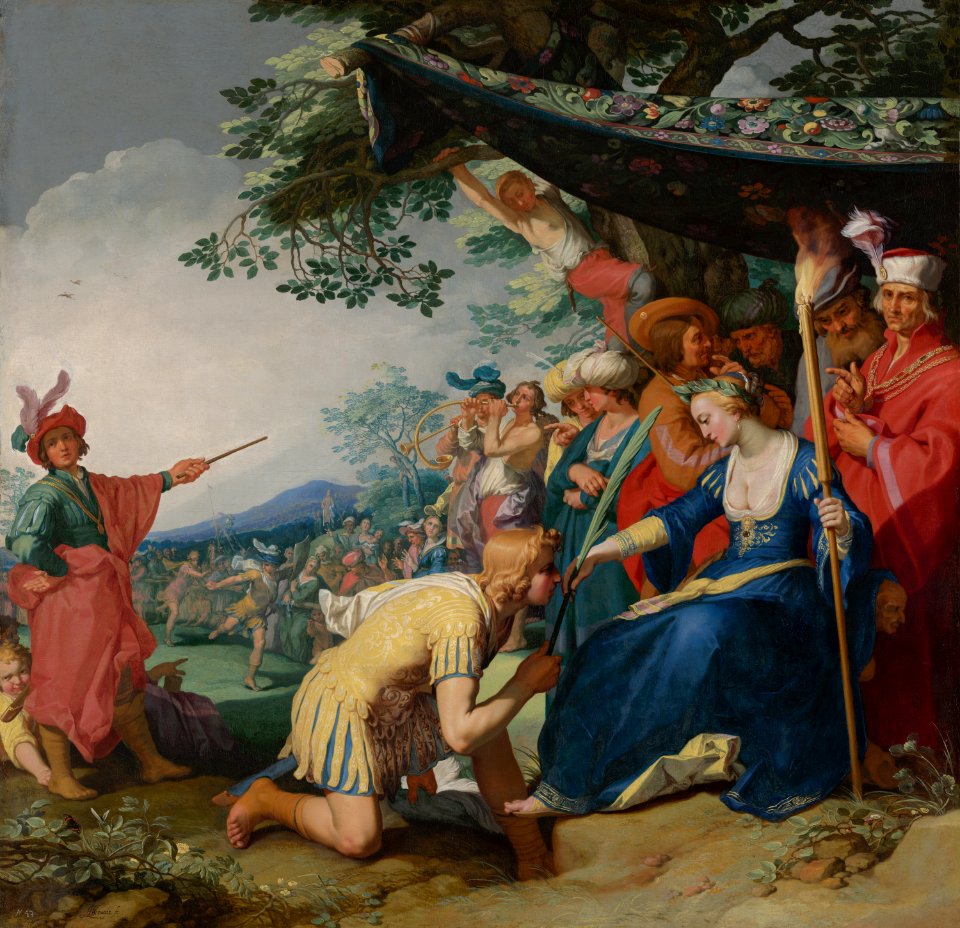 Abraham Bloemaert - Theagenes Receiving the Palm of Honour from Chariclea - 16 - Mauritshuis