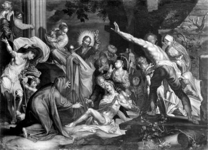 Abraham Bloemaert - De opwekking van Lazarus - SA 491 - Amsterdam Museum