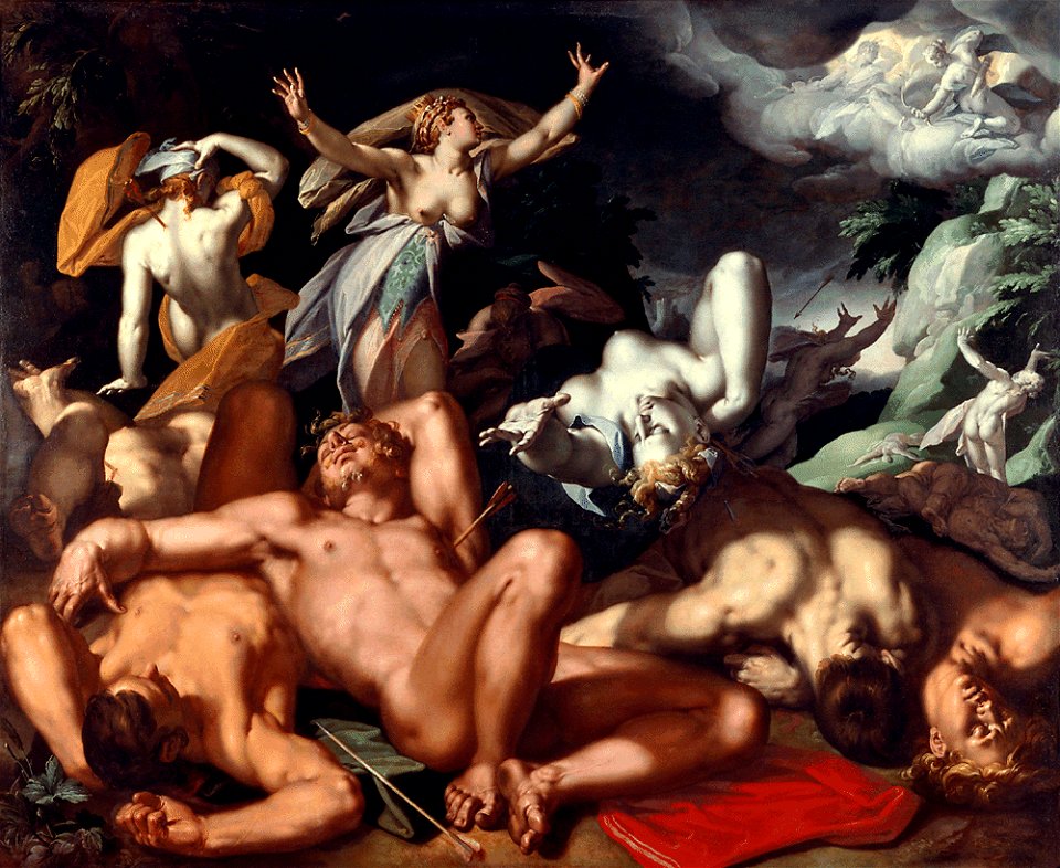 Abraham Bloemaert - Niobe beweent haar kinderen