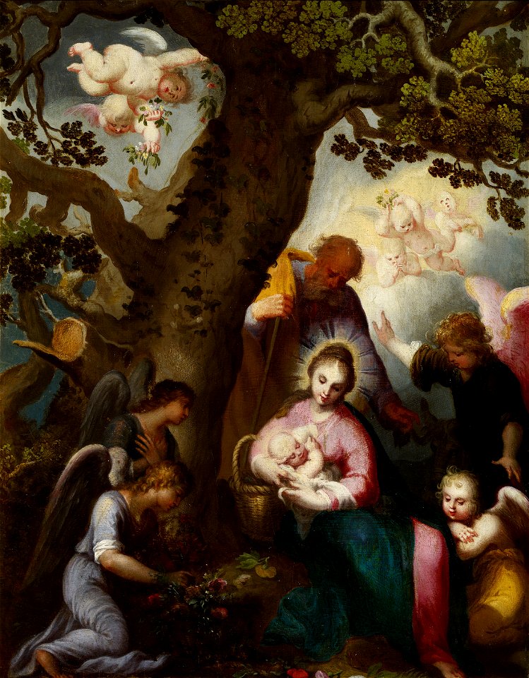 Abraham Bloemaert Flight into Egypt