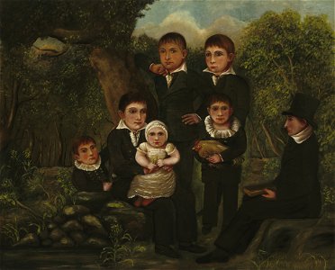 Abraham Clark and His Children A26101