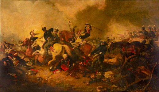 Abraham Cooper (1787-1868) - Marshal Blücher at the Battle of Ligny, 16 June 1815 - 485150 - National Trust