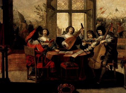 Abraham Bosse - The Five Senses - Hearing - WGA02665