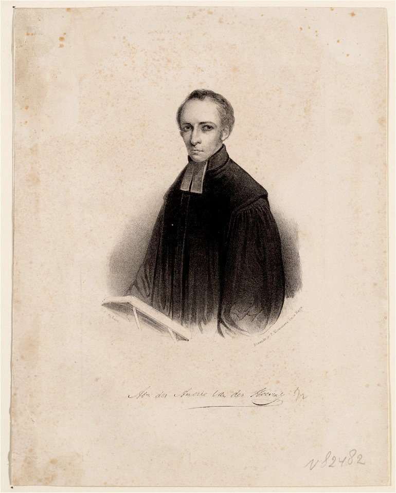 Abraham des Amorie van der Hoeven jr. (1821–1848) - P Blommers, Afb 010097008591