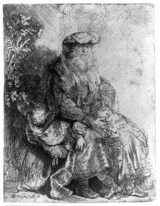 Abraham caressing Isaac LCCN2002712711
