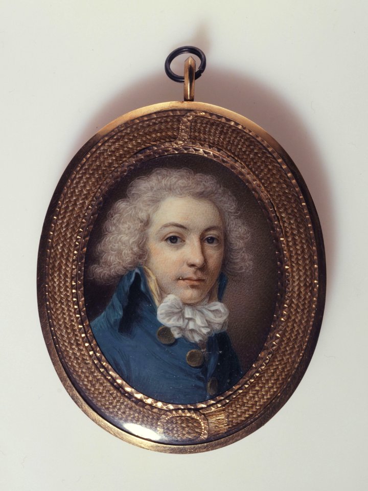 Abraham Daniel - Portrait d'homme vêtu de bleu - J 772 - Musée Cognacq-Jay