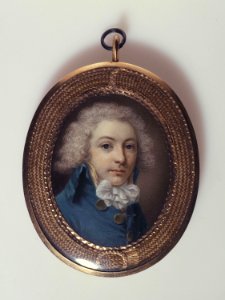 Abraham Daniel - Portrait d'homme vêtu de bleu - J 772 - Musée Cognacq-Jay