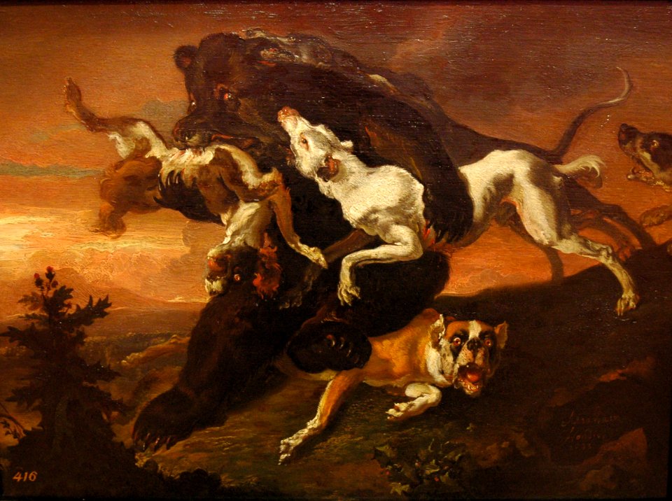 Abraham Hondius - Chasse à l'ours
