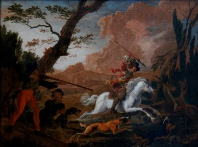 Abraham Hondius — La chasse au cerf