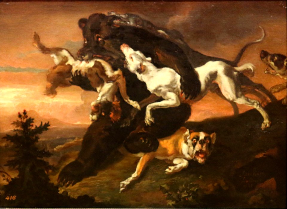 Abraham Hondius-Chasse à l'ours