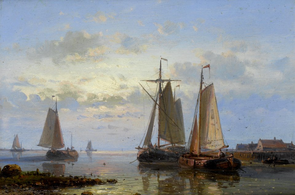 Abraham Hulk, Snr - Evening on the estuary