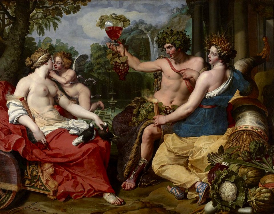 Abraham Janssens - Ceres, Bacchus and Venus