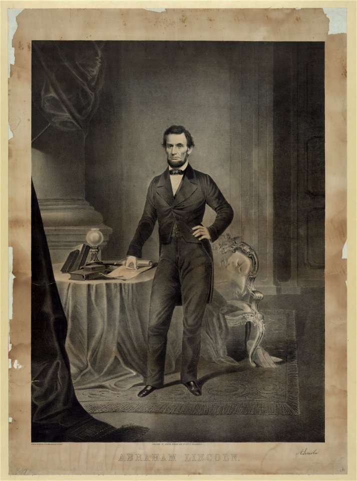 Abraham Lincoln - Herline & Hensel, lith. 632 Chestnut St., Phila. LCCN2006677676