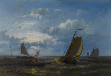 Abraham Hulk, Snr - A calm anchorage