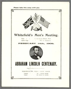 Abraham Lincoln Centenary February 14th, 1909 (5449753)