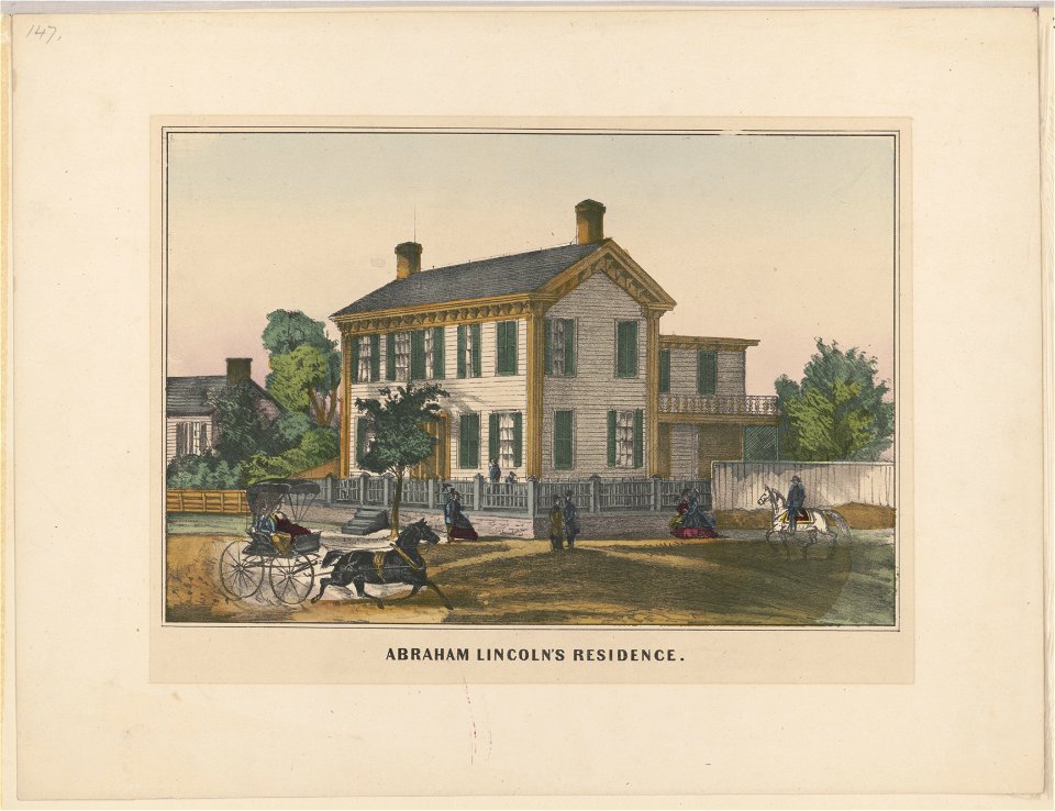 Abraham Lincoln's residence LCCN2003691133