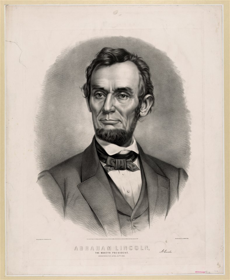 Abraham Lincoln-The martyr president - assassinated April 14th 1865 LCCN90708393