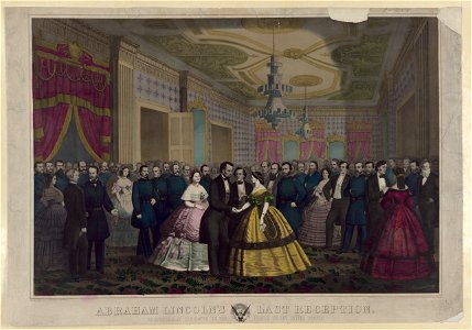 Abraham Lincoln's last reception - Hohenstein. LCCN93503162
