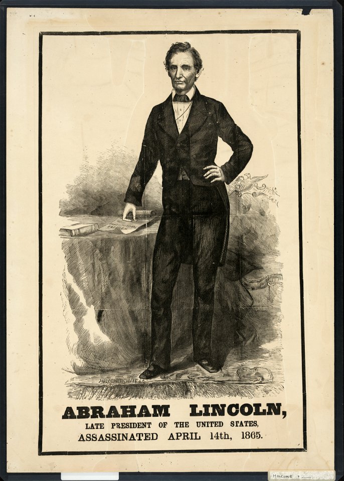 Abraham Lincoln, late president of the United states, assassinated April 14th, 1865 LCCN2004669627