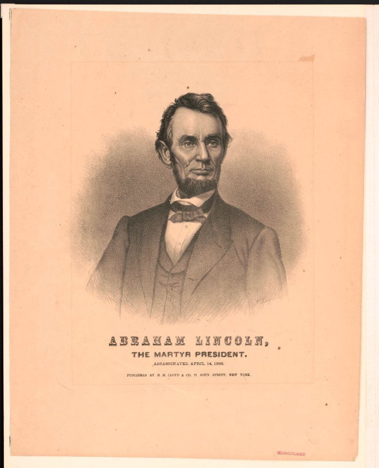 Abraham Lincoln, the martyr president LCCN2005691158