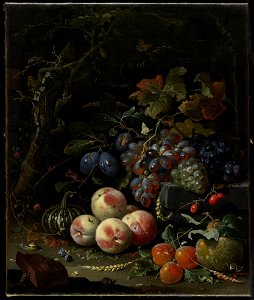 Abraham Mignon - Still Life with Fruits, Foliage and Insects - 87.4 - Minneapolis Institute of Arts