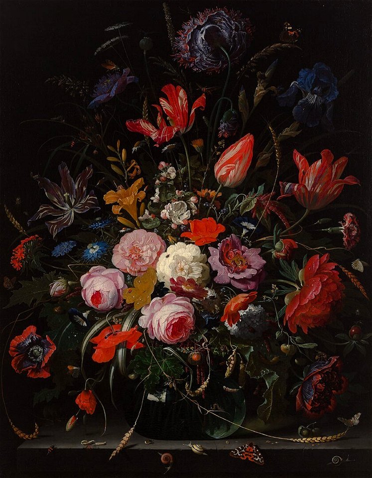 Abraham Mignon - Bloemen in een vaas - 1526 (OK) - Museum Boijmans Van Beuningen