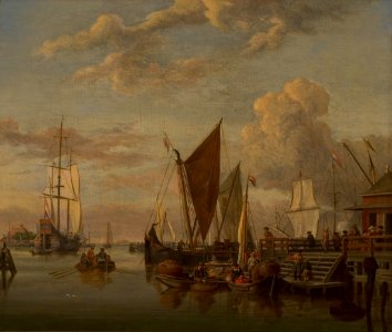 Abraham Storck - Gezicht op het IJ bij Amsterdam - 0068 - Rijksmuseum Twenthe