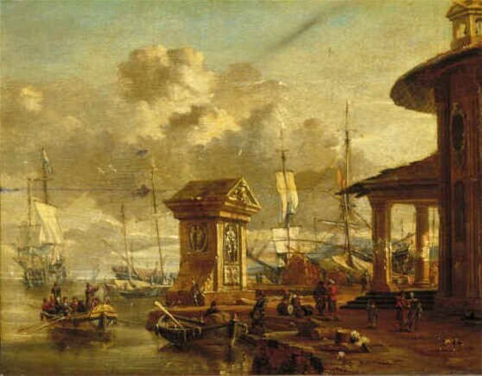 Abraham Storck - Italiaanse haven - 1831 (OK) - Museum Boijmans Van Beuningen