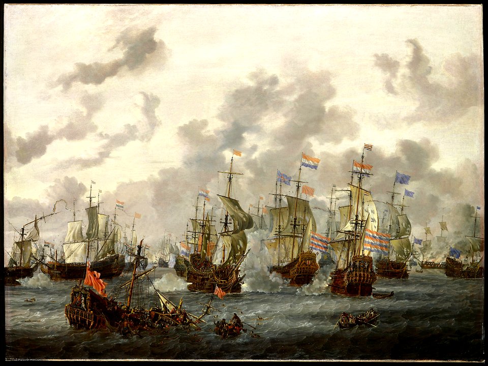 Abraham Storck - The Four Days’ Battle - 84.31 - Minneapolis Institute of Arts