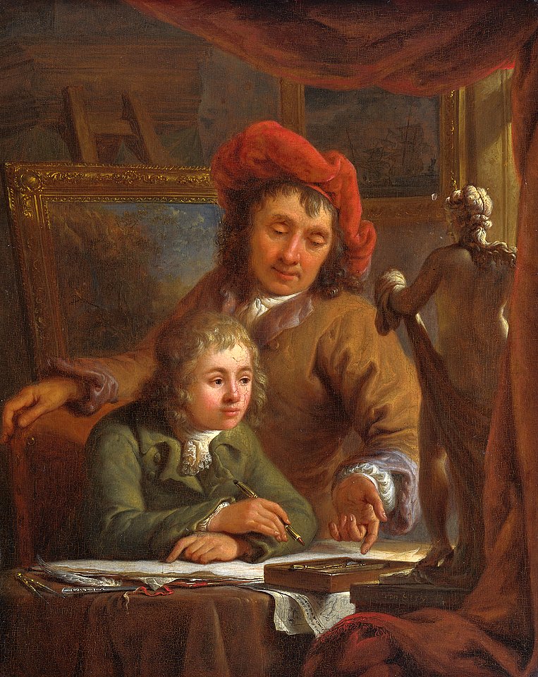 Abraham van Strij - De tekenles
