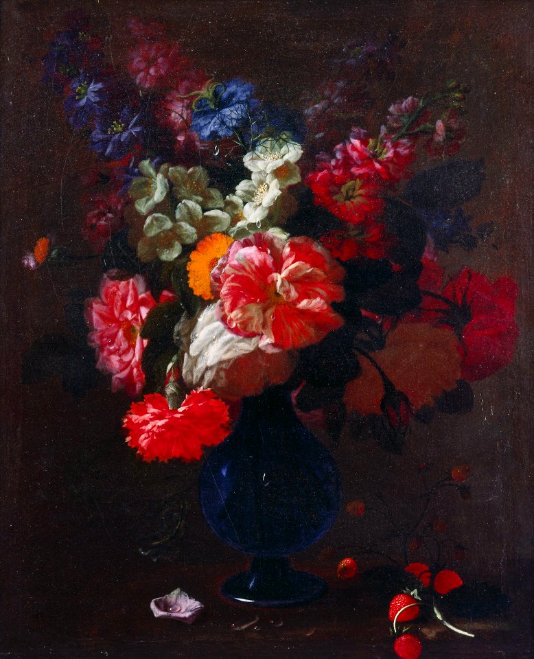 Abraham van Beyeren - Flowers in a Vase on a Ledge - 60.32 - Minneapolis Institute of Arts