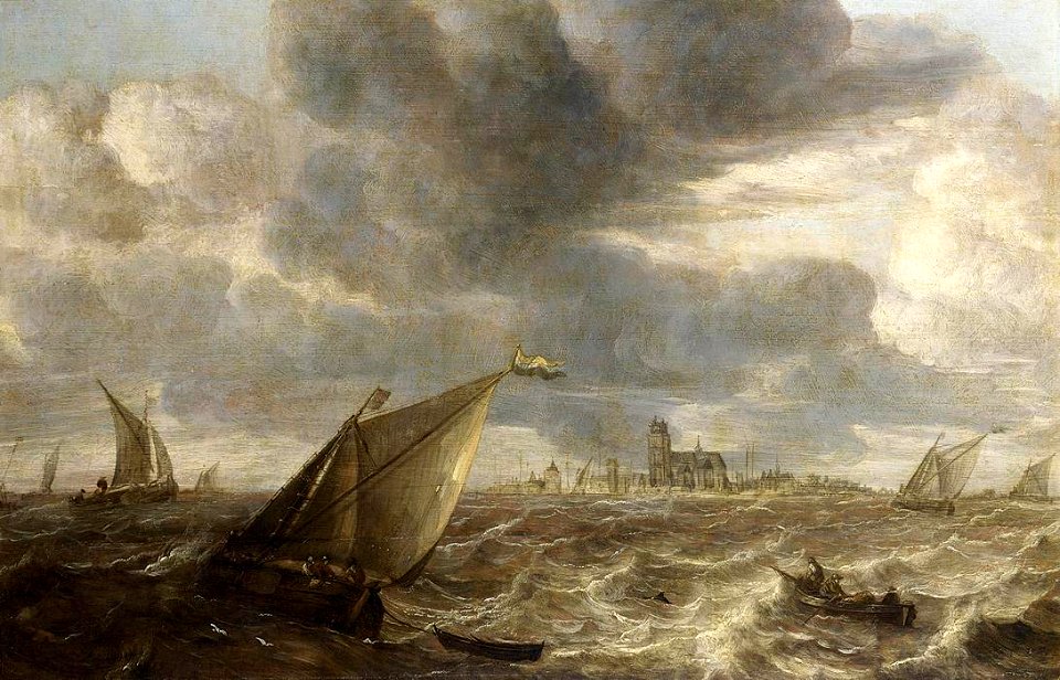 Abraham van Beijeren - River Landscape - WGA2133