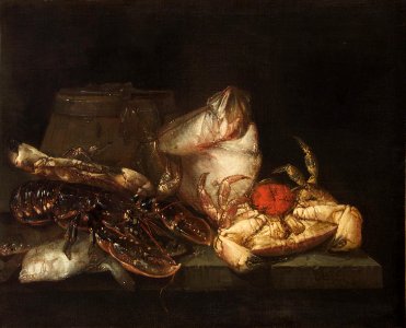 Abraham van Beyeren - Stilleben mit Fischen und Krebsen - GG 9671 - Kunsthistorisches Museum