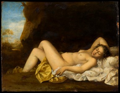 Abraham van Cuylenborch - Sleeping Nymph - NM 745 - Nationalmuseum