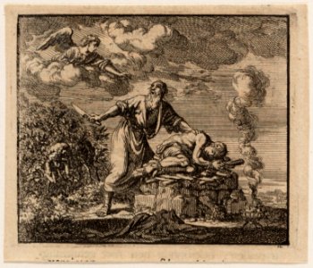 Abraham wil Izaäk offeren, objectnr A 47790