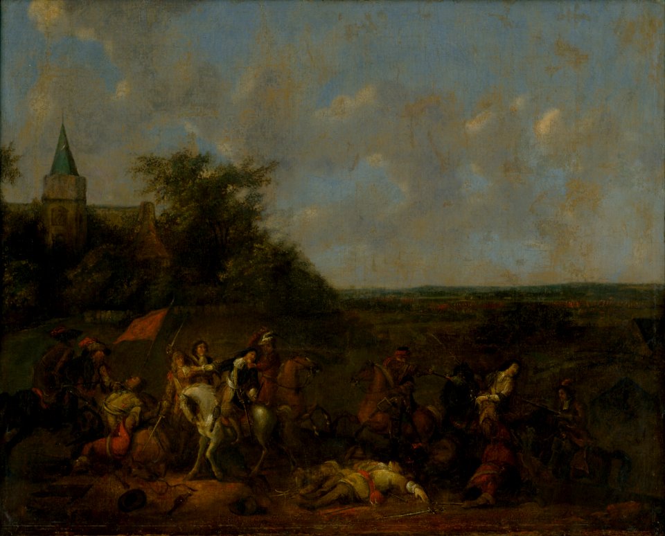 Abraham Veer - Cavalry Battle - O 5669 - Slovak National Gallery