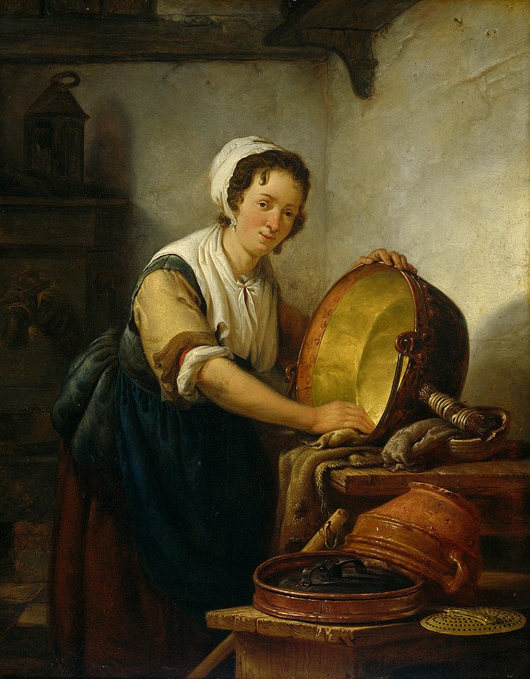 Abraham van Strij - De ketelschuurster