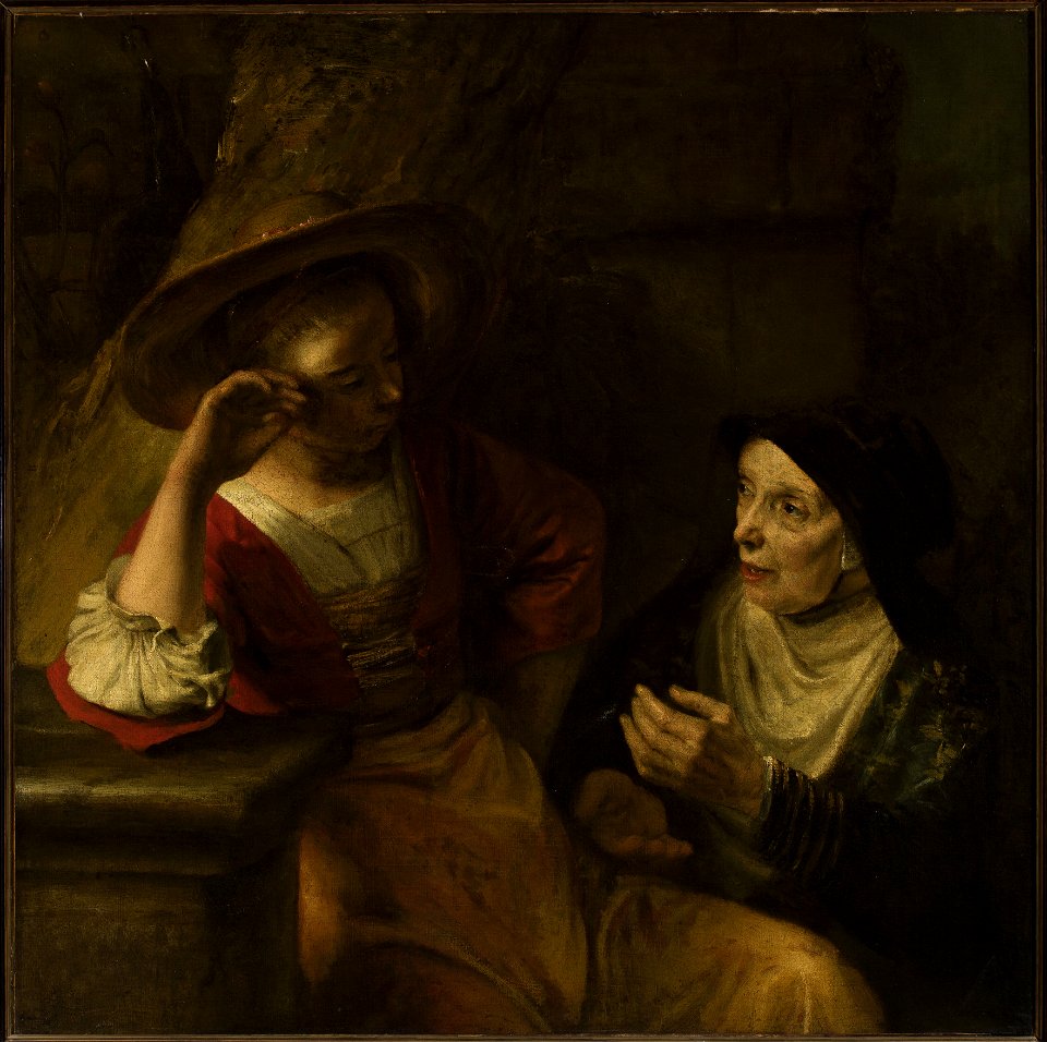 Abraham van Dijck - Vertumnus and Pomona - M.Ob.561 MNW - National Museum in Warsaw