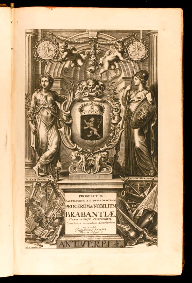 Abraham van Diepenbeeck - Frontispiece of the Castella et praetoria nobilium Brabantiae