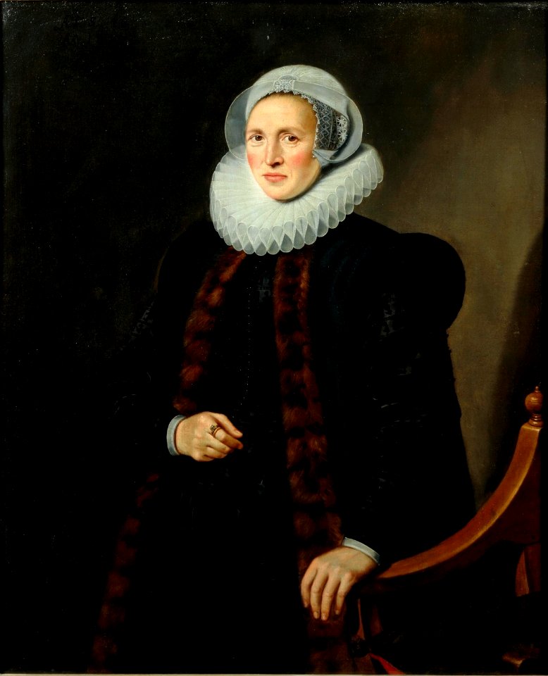 Abraham Vinck - Portret van Mayken Baccher (1565-1612) - 18057 - Centraal Museum