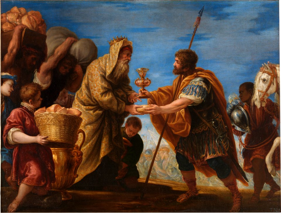 Abraham y Melquisedec, por Juan Antonio de Frías