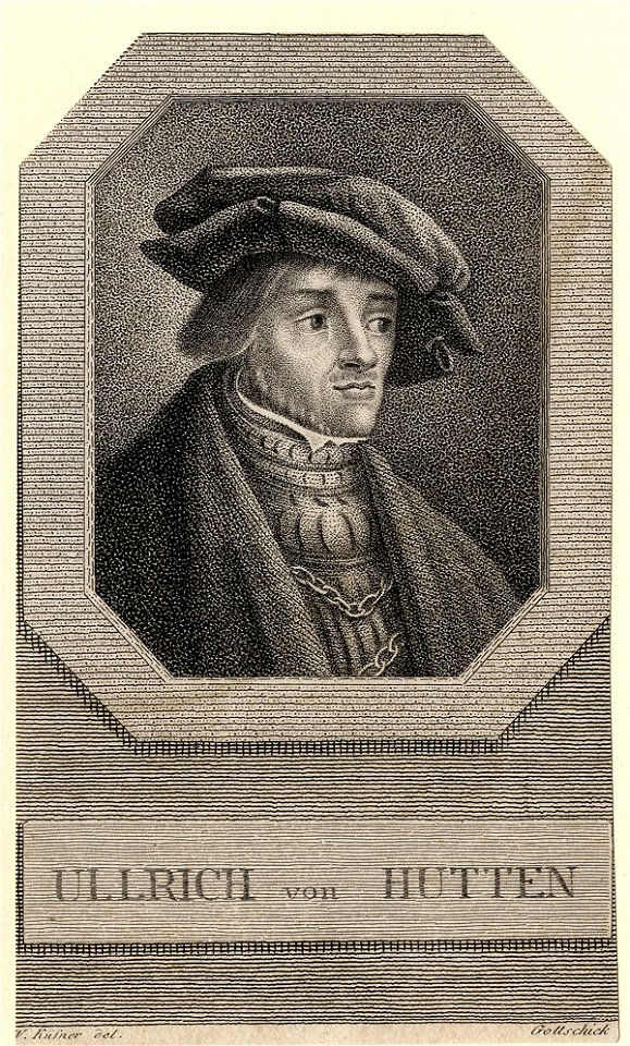Abraham Wolfgang Küfner Ulrich von Hutten Kupfersttich 1794 ubs G 1385 I 02