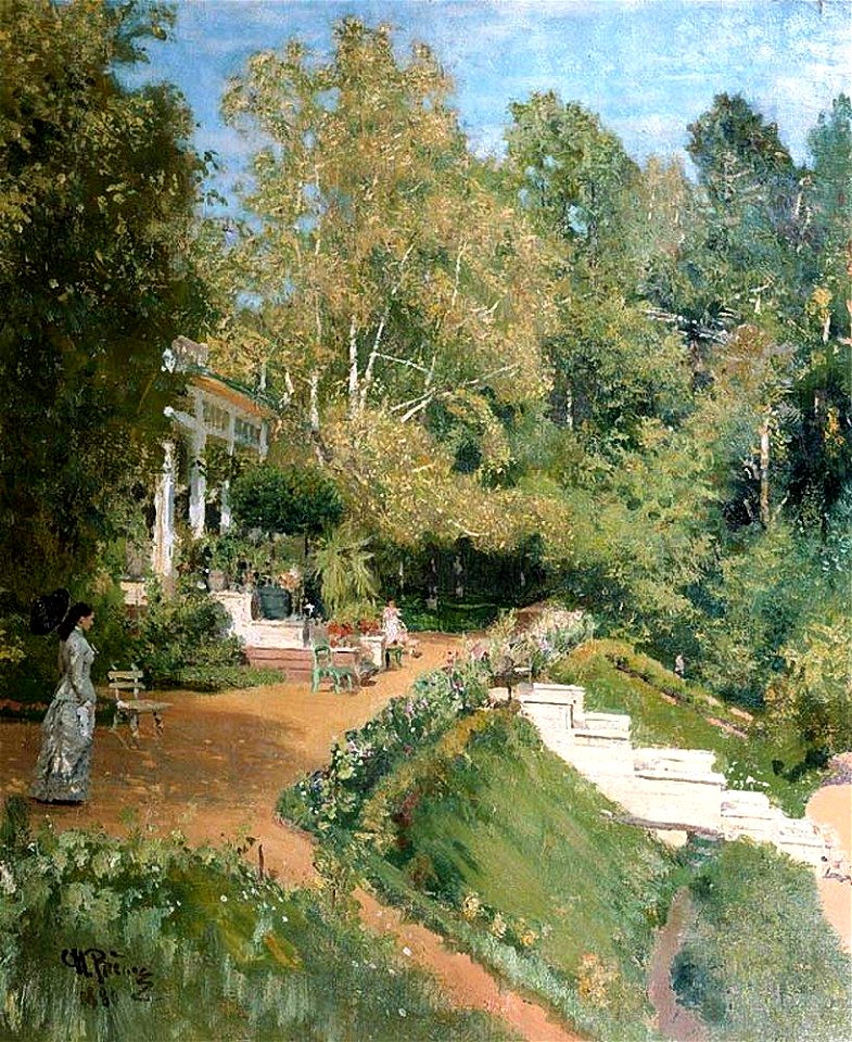 Abramtsevo by Repin
