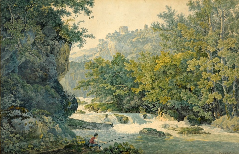 Abraham-Louis-Rodolphe Ducros Angler bei Tivoli 1777