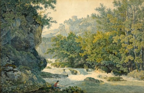 Abraham-Louis-Rodolphe Ducros Angler bei Tivoli 1777