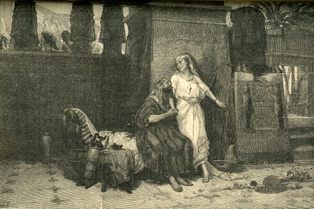 Abramo e Sara, quadro di Giovanni Muzziòli