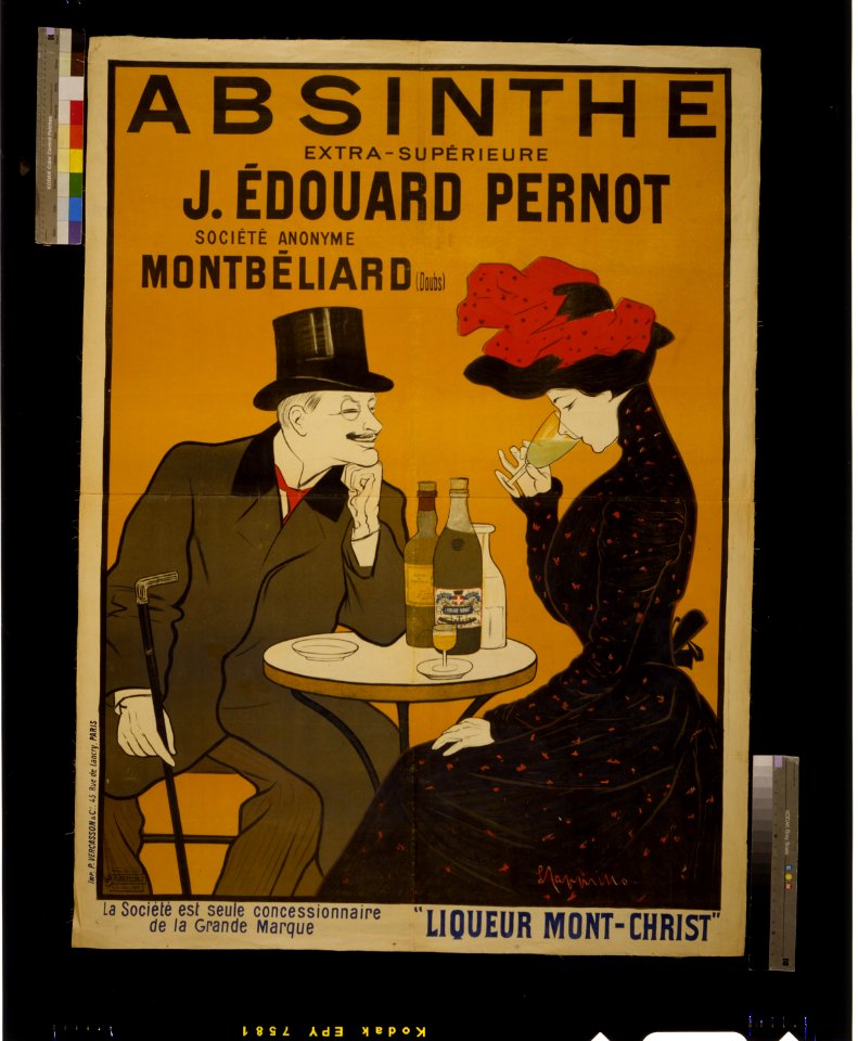 Absinthe extra-supérieure J. Édouard Pernot. Société Anonyme Montbéliard (Doubs) Liqueur Mont-Christ - - L. Cappiello. LCCN2004666053